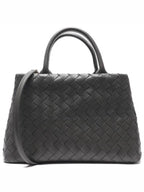 Bottega Veneta Intrecciato Rome Tote Bag Grey