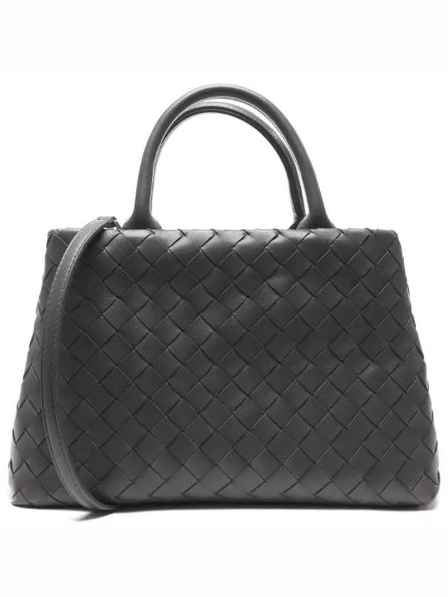 Bottega Veneta Intrecciato Rome Tote Bag Grey