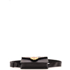 F is Fendi Convertible Belt Bag Leather with Zucca Embossed Detail