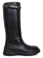 Women's The Racer Calfskin Long Boots Black Dior