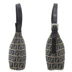 Fendi Zucchino  Canvas Leather Pouch ()