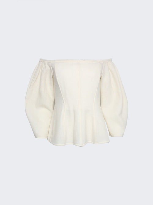 Chloe Off-The-Shoulder Top White
