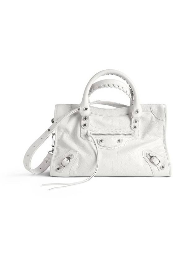 Balenciaga Le City Small Tote Bag White