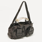Chloe Black Leather Medium Saskia Satchel