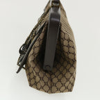 CELINE Paris Macadam Canvas Hand Bag Beige  35578