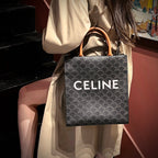 Celine Triomphe Vertical Cabas Tote Bag TWS