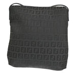 Fendi Zucchino  Canvas Shoulder Bag ()