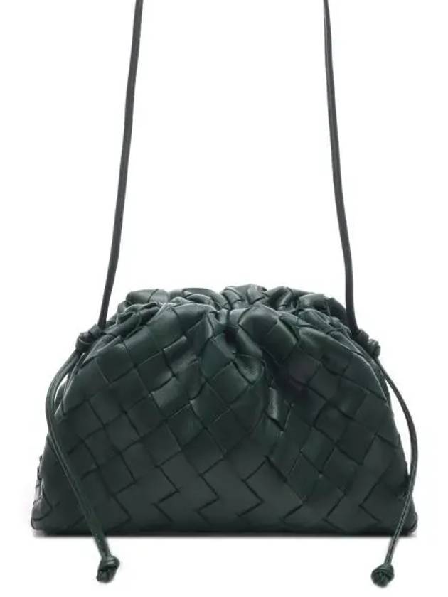 Bottega Veneta Intrecciato Mini Pouch Bag Raintree