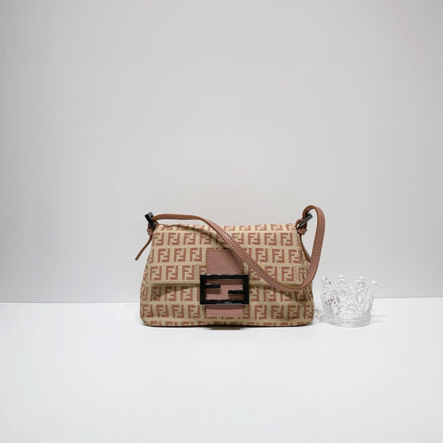 No.3972-Fendi Vintage Zucchino Mini Mama Baguette Bag