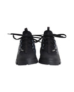 Dior D-Connect Sneakers in Black Leather and Neoprene