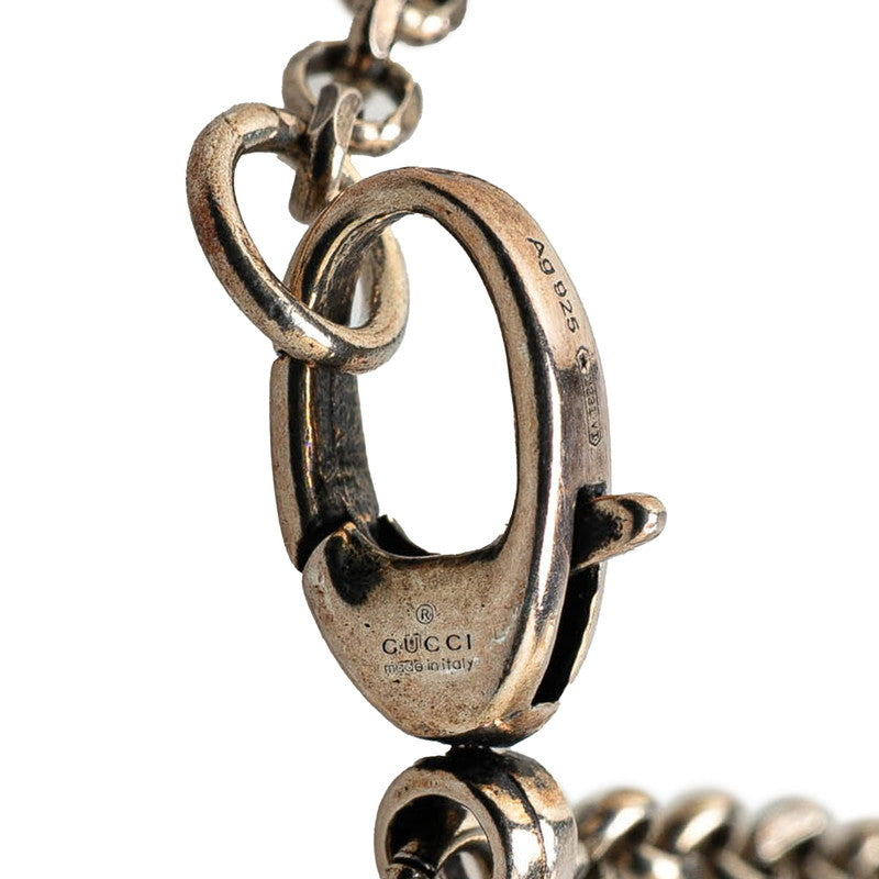 Gucci Double G Key Necklace Silver