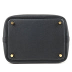 HERMES Taurillon Clemence Picotin Lock PM Hand Bag Black