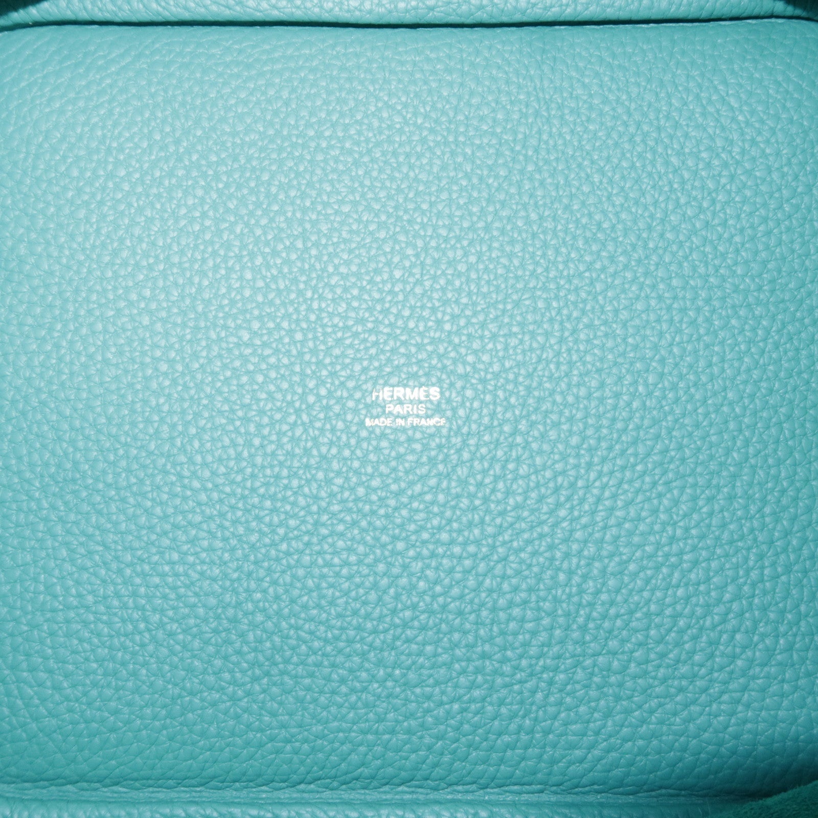 HERMES Taurillon Clemence Picotin Lock MM Hand Bag Vert Verone