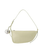 Burberry Small Leather Shoulder Bag Women Beige