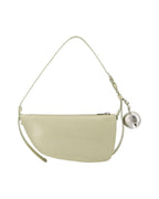 Burberry Small Leather Shoulder Bag Women Beige