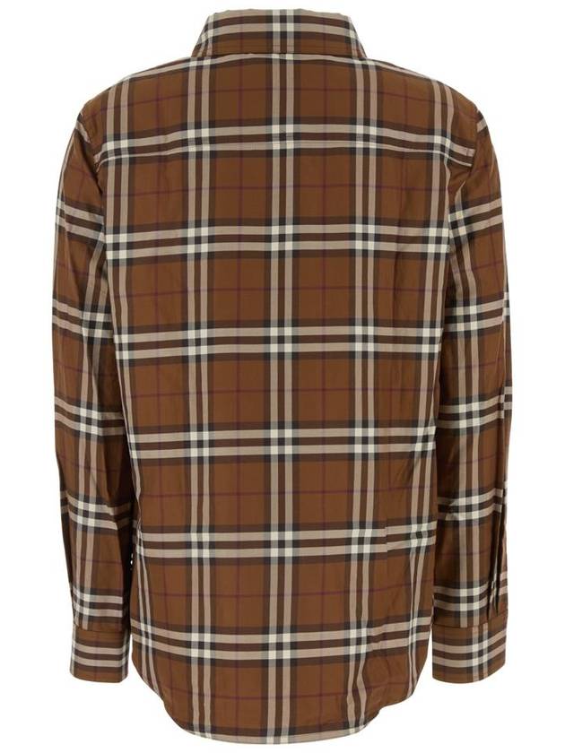 Burberry Vintage Check Cotton Shirts Dark Birch Brown