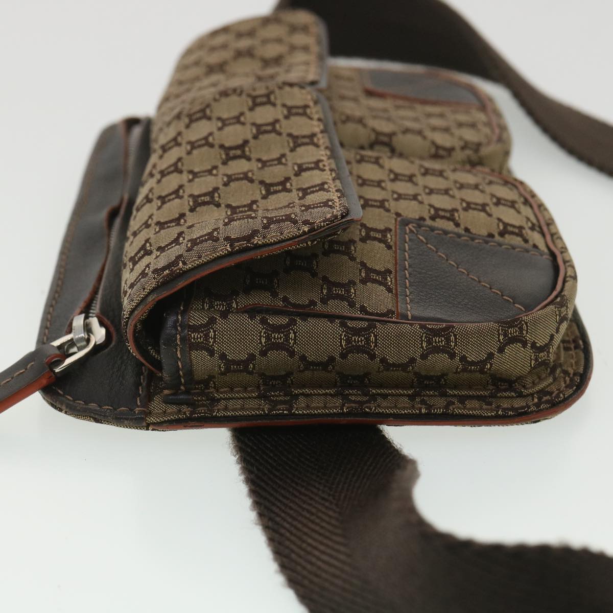 CELINE Macadam Canvas Waist Bag Beige PP-ST-0087  36583