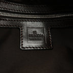 FENDI Mamma Baguette Zucca  Canvas Leather Shoulder Bag 26424