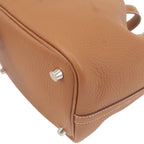 HERMES Picotin Lock PM Taurillon Clemence Hand Bag Gold