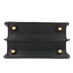 FENDI Peekaboo IseeU Leather 2WAY Hand Shoulder Bag Black 8BN335