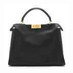 Fendi Peekaboo  Leather Handbag Tote Bag ()