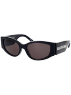 Balenciaga Eyewear Logo Print Square Frame Sunglasses BB0258S