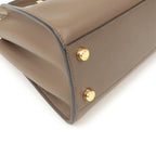 FENDI Peekaboo Iconic Essentially Leather 2Way Bag Brown 8BN302