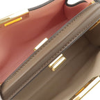 FENDI Peekaboo Iconic Essentially Leather 2Way Bag Brown 8BN302