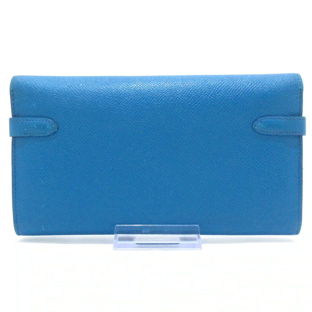 HERMES - Blue Kelly Long Wallet