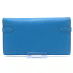 HERMES - Blue Kelly Long Wallet