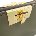 FENDI Peekaboo Iconic Essentially Leather 2Way Bag Khaki 8BN302 F/S