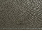 HERMES Epsom Tarmac PM Passport Case Leather Y Stamp Gray