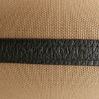 HERMES Toile Militaire Negonda Garden Party Bag Brown Black