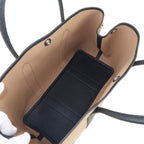 HERMES Toile Militaire Negonda Garden Party Bag Brown Black