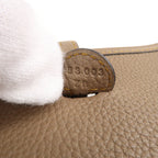 HERMES Taurillon Clemence Evelyne TPM Shoulder Bag Etoupe Brown