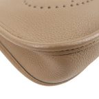 HERMES Taurillon Clemence Evelyne TPM Shoulder Bag Etoupe Brown