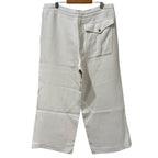 Louis Vuitton Drawstring Silk Blend Wide Pants