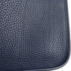 HERMES Taurillon Clemence Evelyne TPM Amazon Shoulder Bag Navy