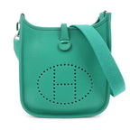 HERMES Taurillon Clemence Evelyne TPM Amazon Shoulder Bag Green