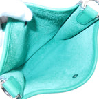 HERMES Taurillon Clemence Evelyne TPM Amazon Shoulder Bag Green