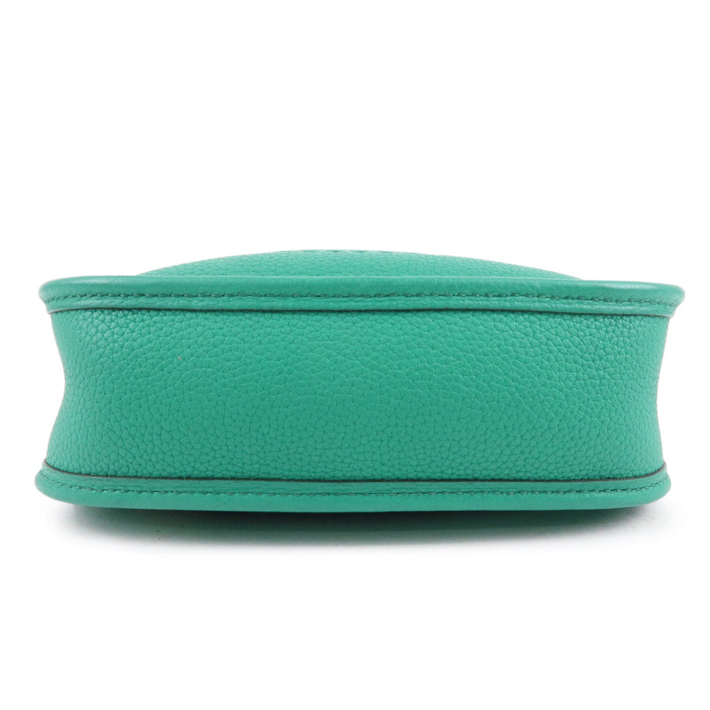 HERMES Taurillon Clemence Evelyne TPM Amazon Shoulder Bag Green