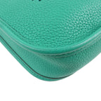 HERMES Taurillon Clemence Evelyne TPM Amazon Shoulder Bag Green