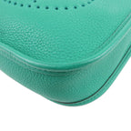 HERMES Taurillon Clemence Evelyne TPM Amazon Shoulder Bag Green