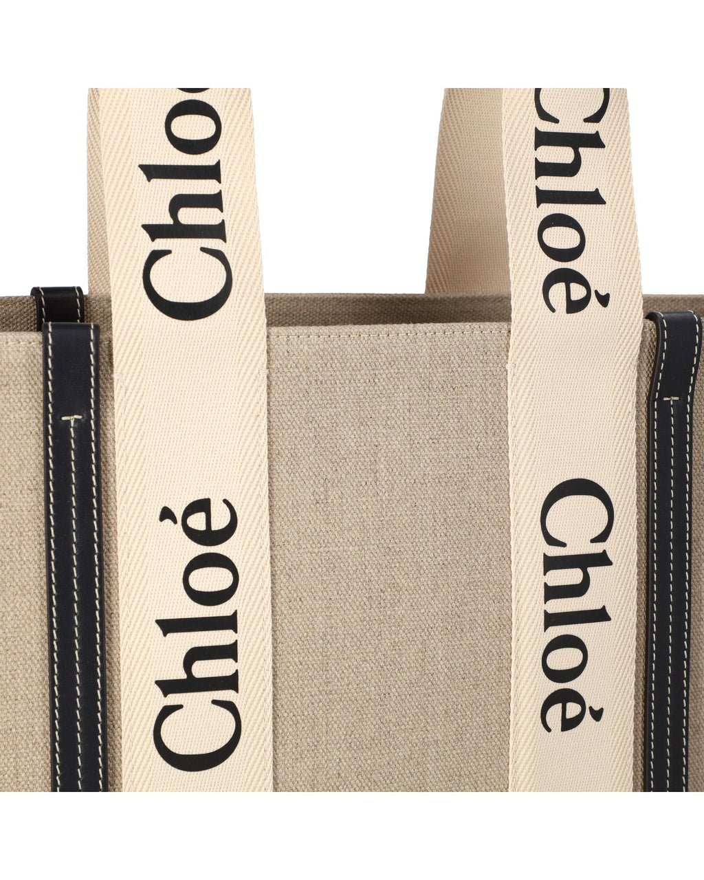 Chloe Woody Medium Tote Bag Women Black | Black Handbags