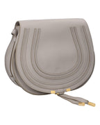 Chloe Marcie Small Leather Crossbody Women Grey | Grey Handbags