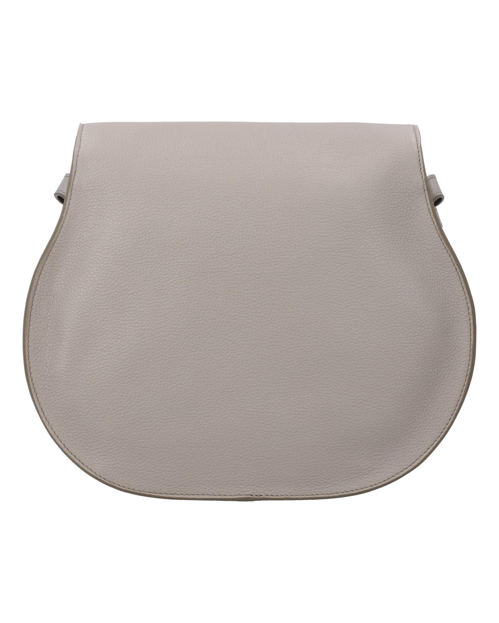 Chloe Marcie Small Leather Crossbody Women Grey | Grey Handbags