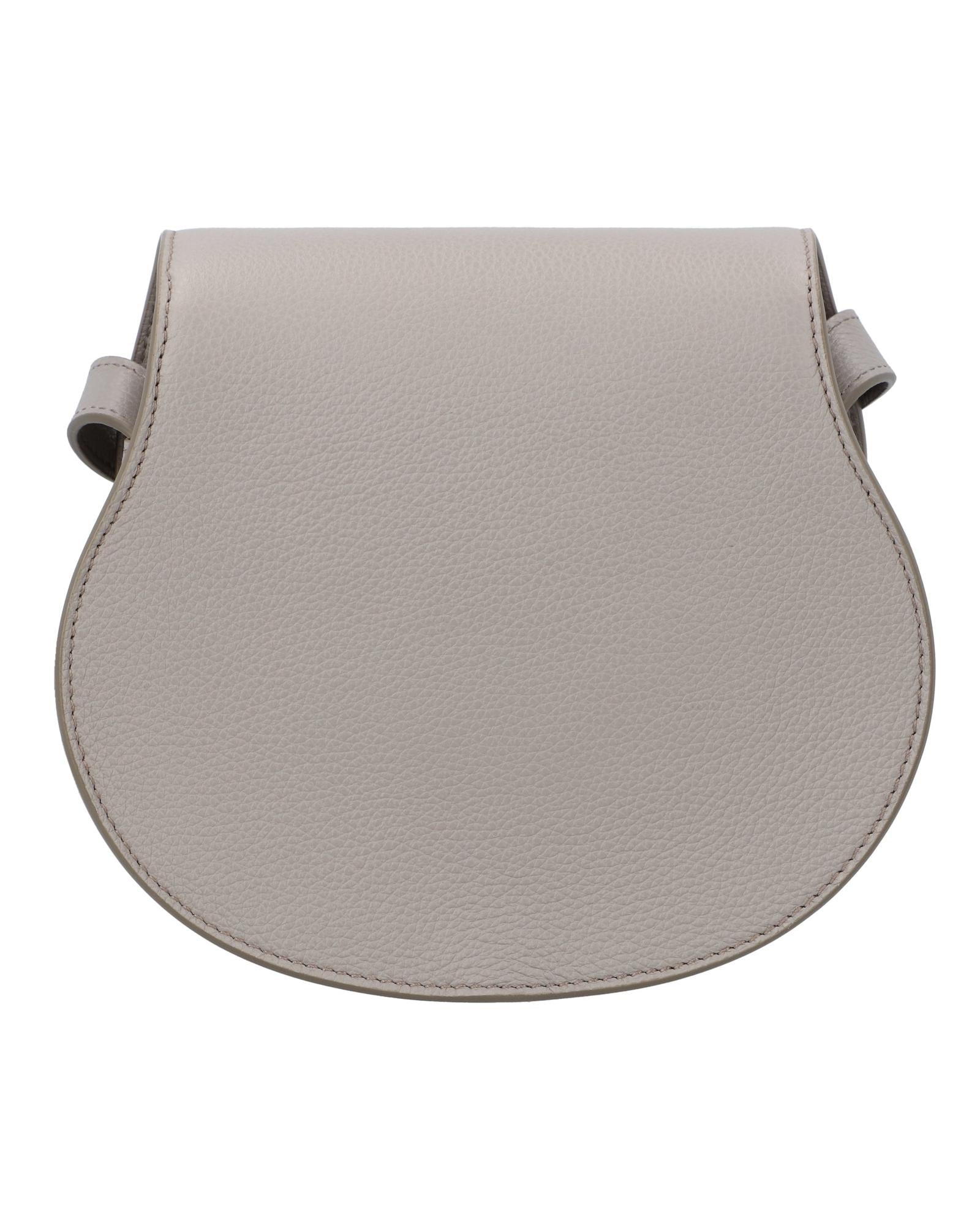 Chloe Marcie Small Crossbody Bag Leather Women Grey | Grey Handbags