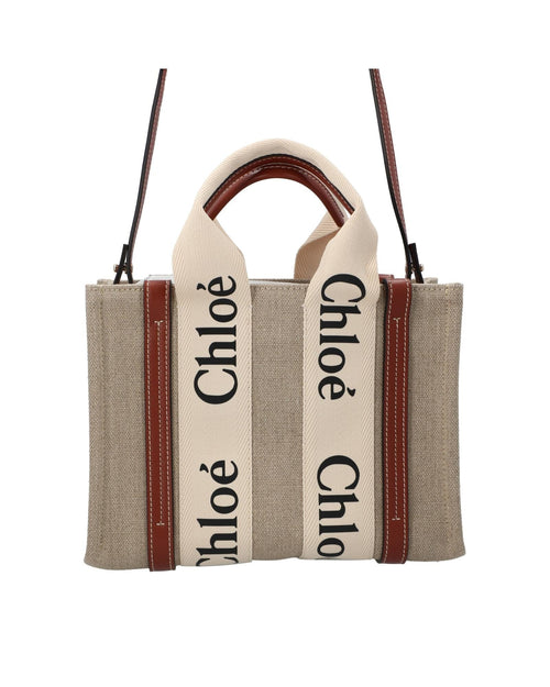 Chloe Woody Small Tote Bag Women Brown | Brown Handbags