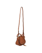 Chloe Marcie Mini Shoulder Bag Leather Women Brown | Brown Handbags