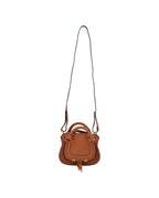 Chloe Marcie Mini Shoulder Bag Leather Women Brown | Brown Handbags